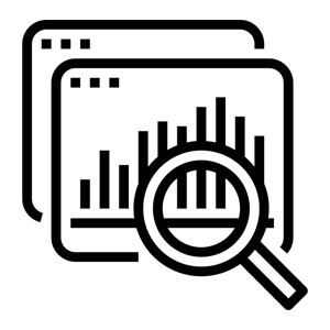 análisis datos icono