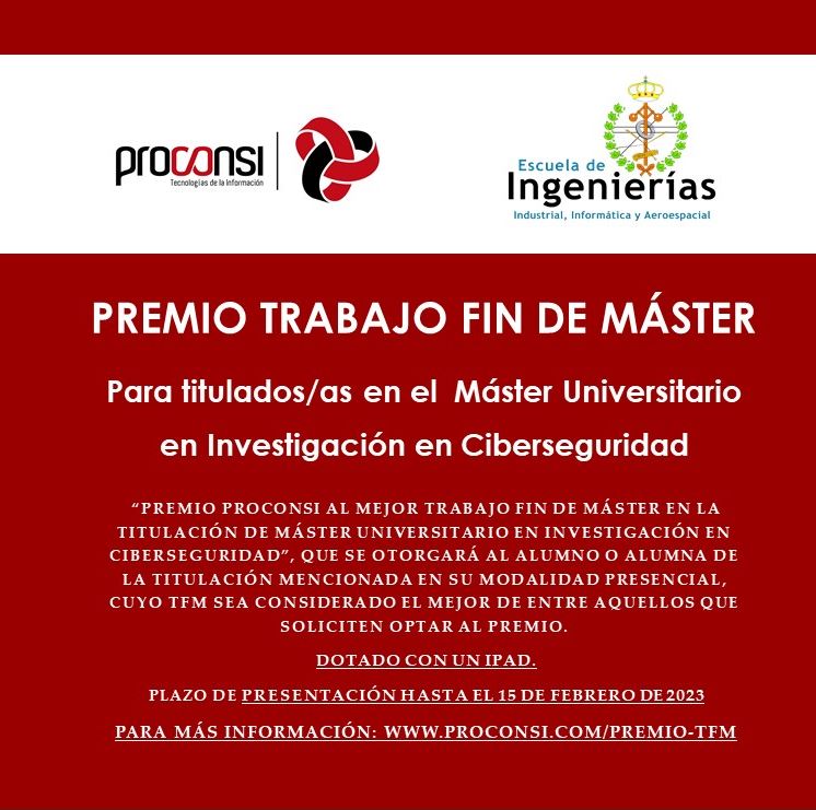 Premio Trabajo Fin de Máster Proconsi